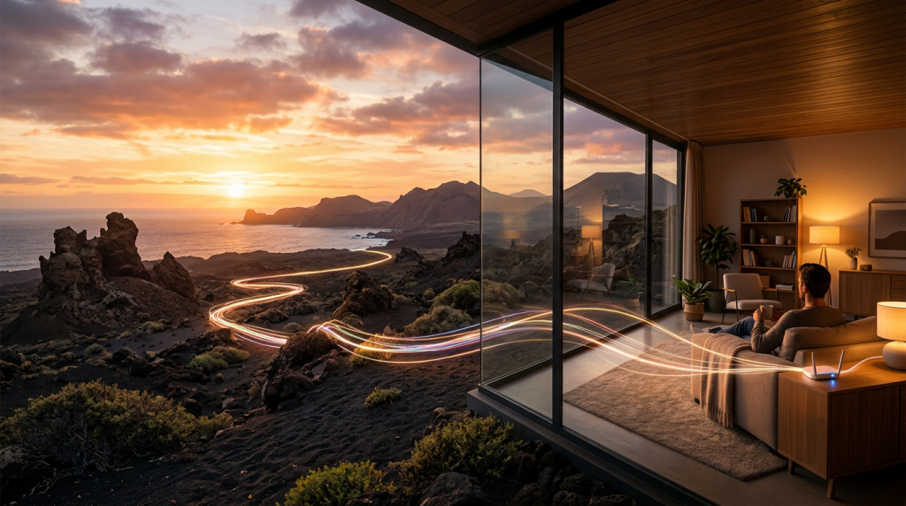 Fibra simétrica vs asimétrica: ¿cuál es mejor para tu hogar en lanzarote?
